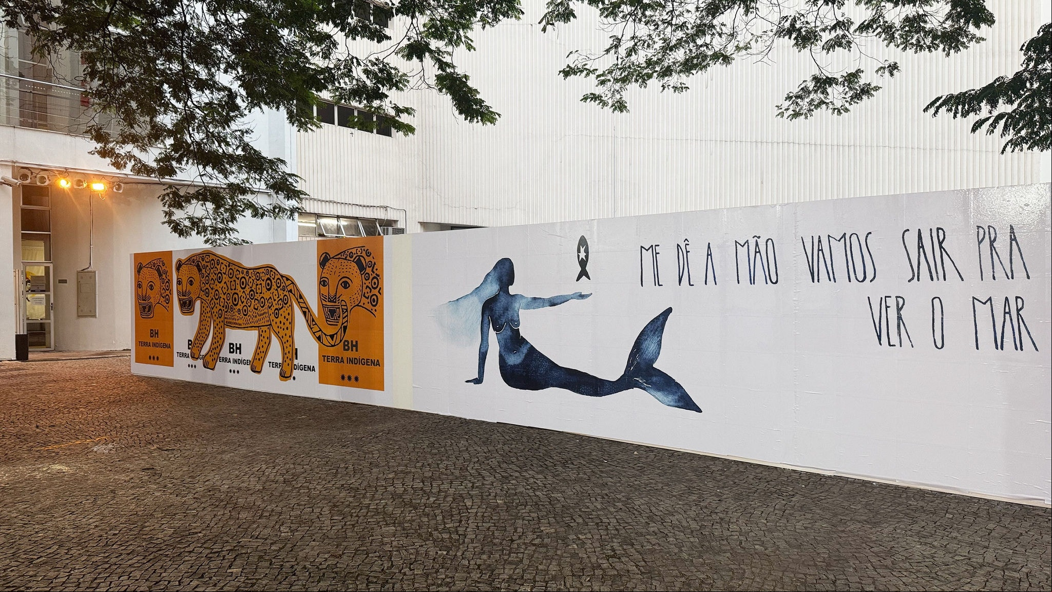 Jardins internos do Palácio das Artes recebe trabalhos do festival