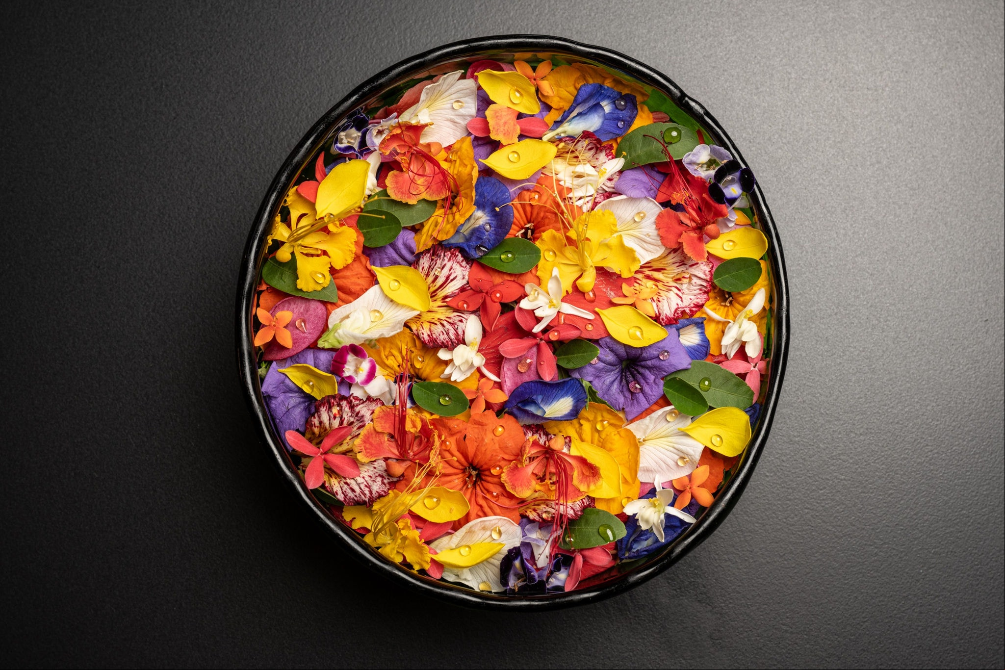 Salada de flores caribenhas é um dos destaques do Celele, restaurante de 
Cartagena das Índias que ocupa a 6ª posição entre os melhores da América Latina